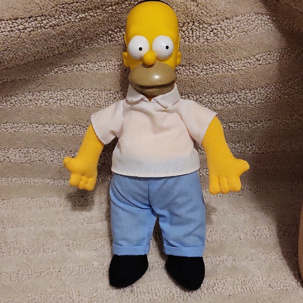 Homer Simpson Plush Toy 1990